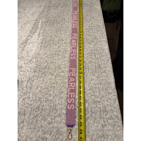 Taylor Swift Purple Beaded Purse Guitar Strap NWT Fearless 47 Inches - Picture 5 of 6